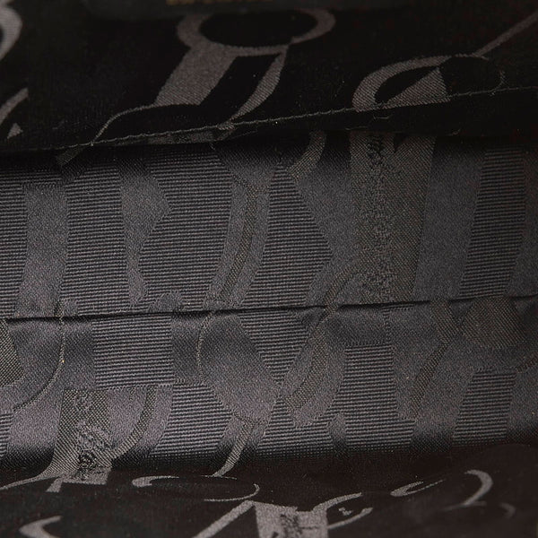 サルヴァトーレフェラガモ バイカラー 斜め掛け ショルダーバッグ ホワイト ブラック レザー レディース Salvatore Ferragamo 【中古】