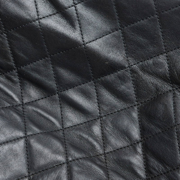 シャネル マトラッセ ココマーク チェーン ショルダーバッグ トートバッグ ブラック ゴールド ラムスキン レディース CHANEL 【中古】