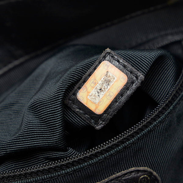 シャネル マトラッセ ココマーク チェーン ショルダーバッグ トートバッグ ブラック ゴールド ラムスキン レディース CHANEL 【中古】