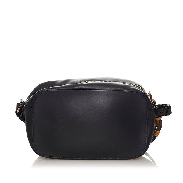 クロエ サム 斜め掛け ショルダーバッグ ブラック ブラウン レザー レディース Chloe 【中古】