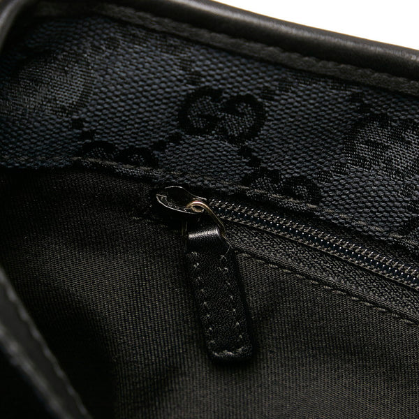 グッチ ハンドバッグ ショルダーバッグ 130736 ブラック レザー レディース GUCCI 【中古】