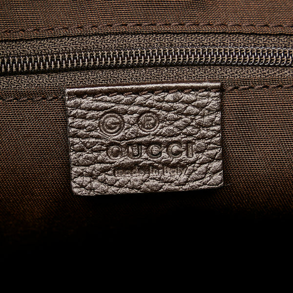 グッチ GGクリスタル トートバッグ 268639 ベージュ PVC レザー レディース GUCCI 【中古】