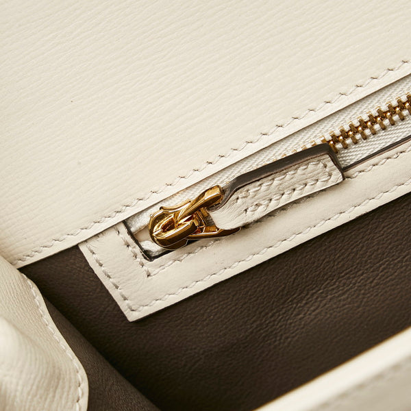 グッチ ハンドバッグ ショルダーバッグ 2WAY 602781 ホワイト レザー レディース GUCCI 【中古】