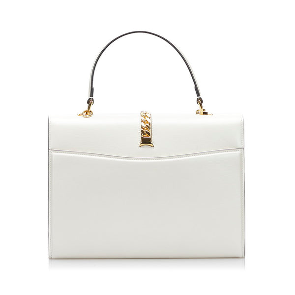 グッチ ハンドバッグ ショルダーバッグ 2WAY 602781 ホワイト レザー レディース GUCCI 【中古】