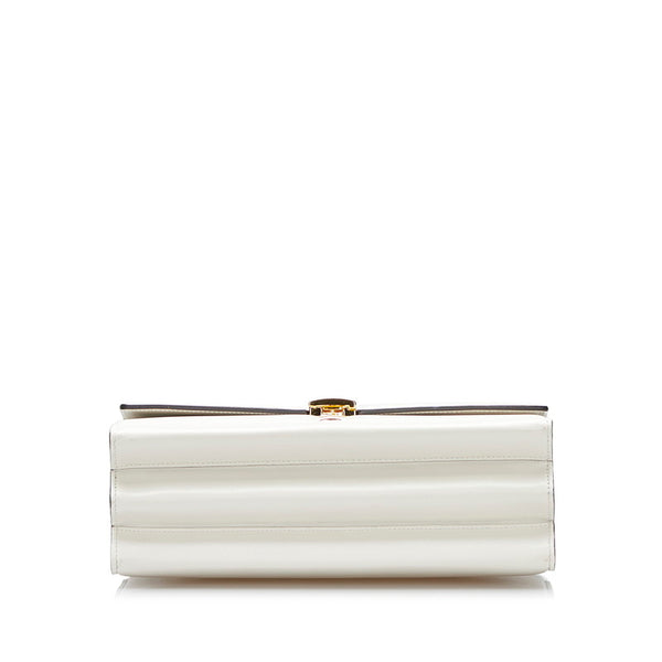 グッチ ハンドバッグ ショルダーバッグ 2WAY 602781 ホワイト レザー レディース GUCCI 【中古】