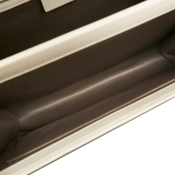 グッチ ハンドバッグ ショルダーバッグ 2WAY 602781 ホワイト レザー レディース GUCCI 【中古】