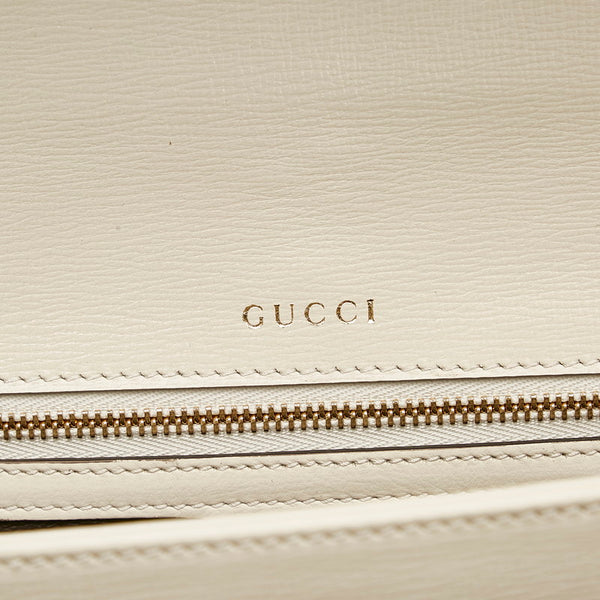 グッチ ハンドバッグ ショルダーバッグ 2WAY 602781 ホワイト レザー レディース GUCCI 【中古】