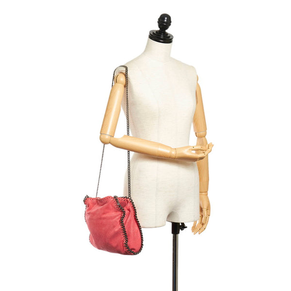 ステラマッカートニー ファラベラ ミニ チェーン ショルダーバッグ ハンドバッグ 2WAY ピンク ポリエステル レディース Stella McCartney 【中古】