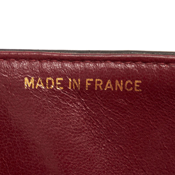 シャネル マトラッセ ダブルフラップ チェーンショルダーバッグ ブラック レザー レディース CHANEL 【中古】