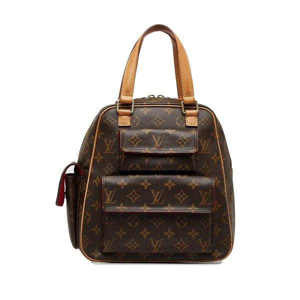 ルイ ヴィトン モノグラム エクサントリ シテ ハンドバッグ M51161 ブラウン PVC レザー レディース LOUIS VUITTON 【中古】