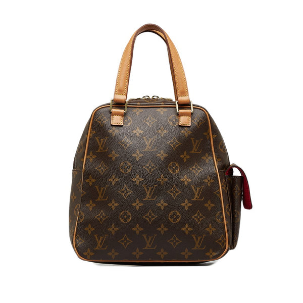 ルイ ヴィトン モノグラム エクサントリ シテ ハンドバッグ M51161 ブラウン PVC レザー レディース LOUIS VUITTON 【中古】