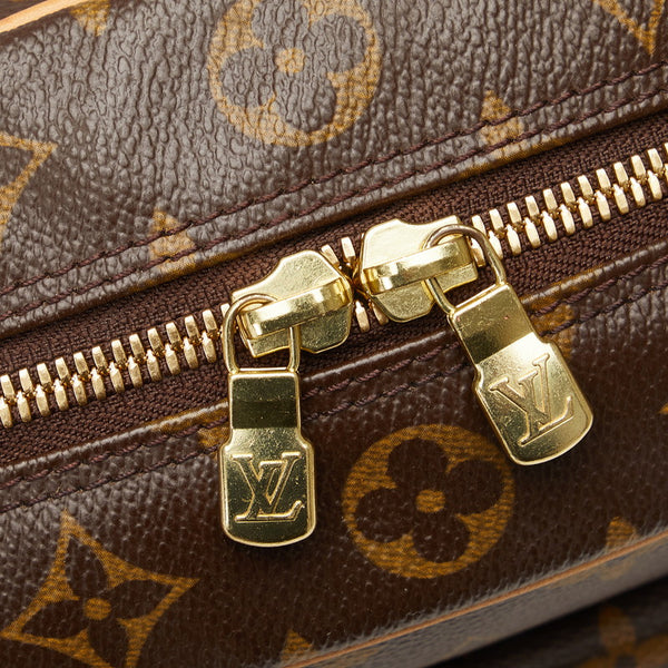 ルイ ヴィトン モノグラム エクサントリ シテ ハンドバッグ M51161 ブラウン PVC レザー レディース LOUIS VUITTON 【中古】
