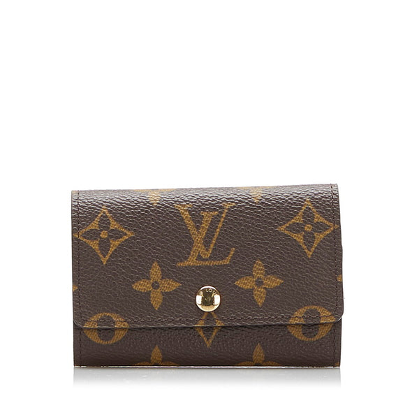 ルイ ヴィトン モノグラム ミュルティクレ6 キーケース M62630 ブラウン PVC レザー レディース LOUIS VUITTON 【中古】