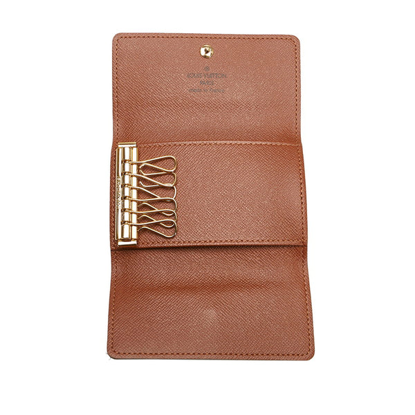 ルイ ヴィトン モノグラム ミュルティクレ6 キーケース M62630 ブラウン PVC レザー レディース LOUIS VUITTON 【中古】