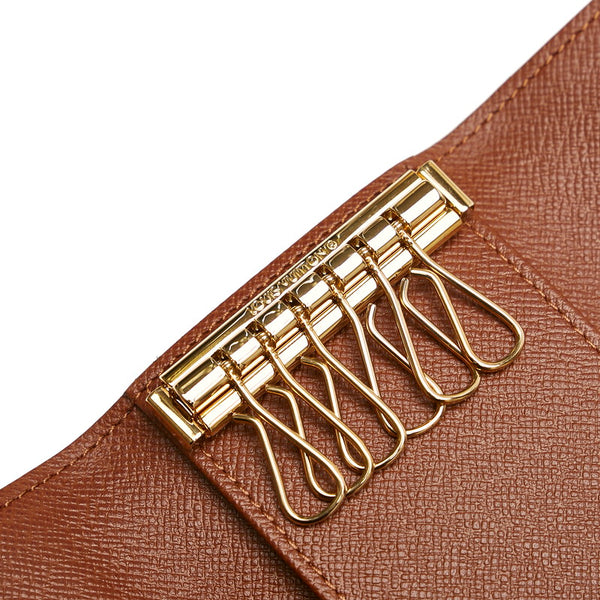 ルイ ヴィトン モノグラム ミュルティクレ6 キーケース M62630 ブラウン PVC レザー レディース LOUIS VUITTON 【中古】