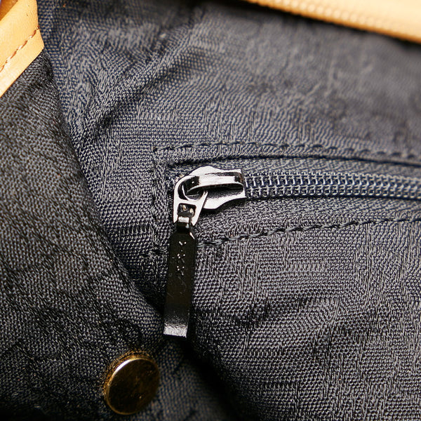 サンローラン クラッチバッグ ブラック ブラウン PVC レザー レディース SAINT LAURENT 【中古】