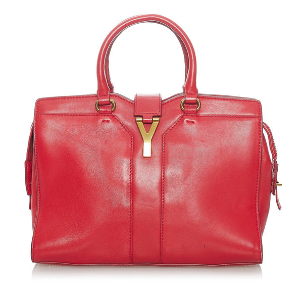 サンローラン カバスシック 297957 572411 レッド レザー ハンドバッグ ショルダーバッグ 2way レディース SAINT LAURENT 【中古】