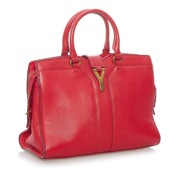 サンローラン カバスシック 297957 572411 レッド レザー ハンドバッグ ショルダーバッグ 2way レディース SAINT LAURENT 【中古】