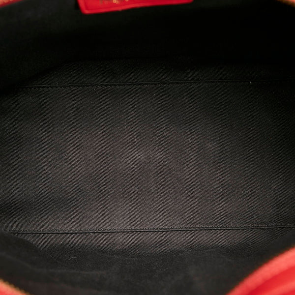 サンローラン カバスシック 297957 572411 レッド レザー ハンドバッグ ショルダーバッグ 2way レディース SAINT LAURENT 【中古】