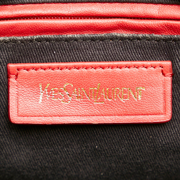 サンローラン カバスシック 297957 572411 レッド レザー ハンドバッグ ショルダーバッグ 2way レディース SAINT LAURENT 【中古】