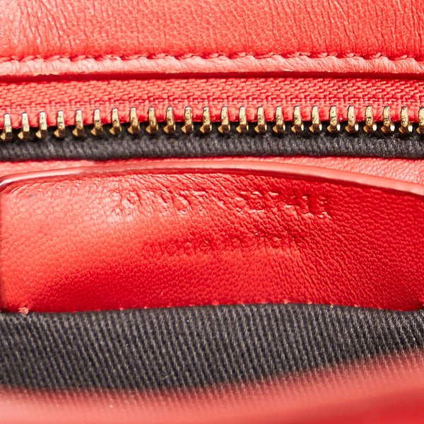 サンローラン カバスシック 297957 572411 レッド レザー ハンドバッグ ショルダーバッグ 2way レディース SAINT LAURENT 【中古】