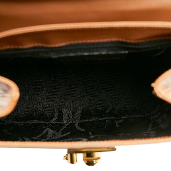 サルヴァトーレフェラガモ ハンドバッグ ショルダーバッグ 2WAY AN211668 ブラウン レザー レディース Salvatore Ferragamo 【中古】