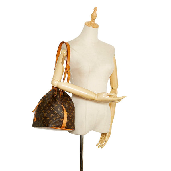 ルイ ヴィトン モノグラム プチノエ ショルダーバッグ M42226 ブラウン PVC レザー レディース LOUIS VUITTON 【中古】