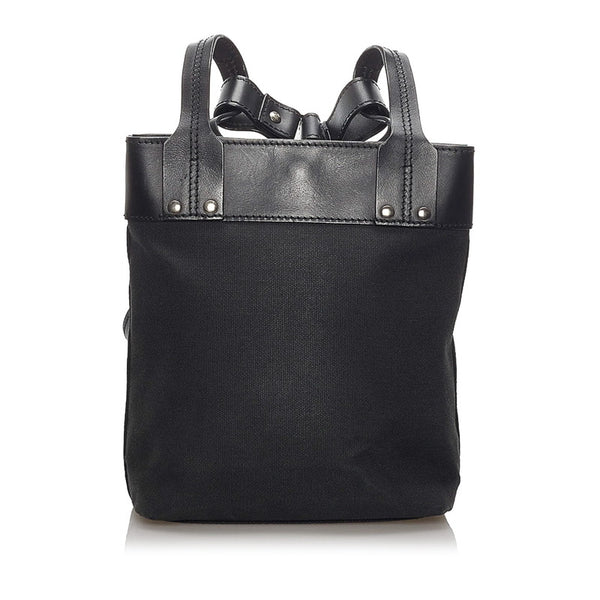 グッチ 斜め掛け ショルダーバッグ 106300 ブラック キャンバス レザー メンズ GUCCI 【中古】