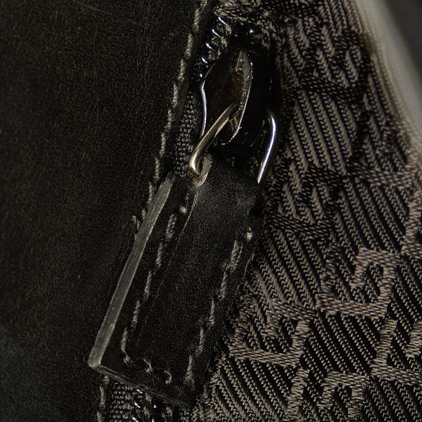 グッチ 斜め掛け ショルダーバッグ 106300 ブラック キャンバス レザー メンズ GUCCI 【中古】