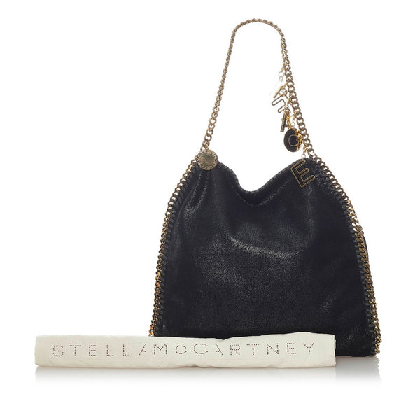 ステラマッカートニー ファラベラ ショルダーバッグ トートバッグ ブラック ポリエステル レディース Stella McCartney 【中古】