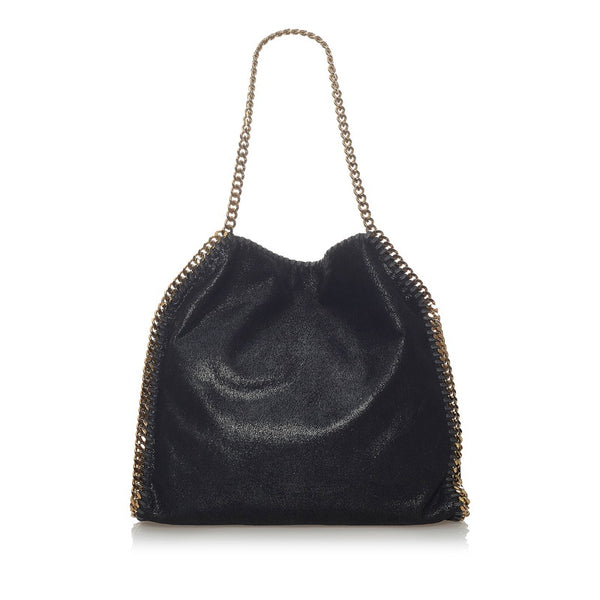 ステラマッカートニー ファラベラ ショルダーバッグ トートバッグ ブラック ポリエステル レディース Stella McCartney 【中古】