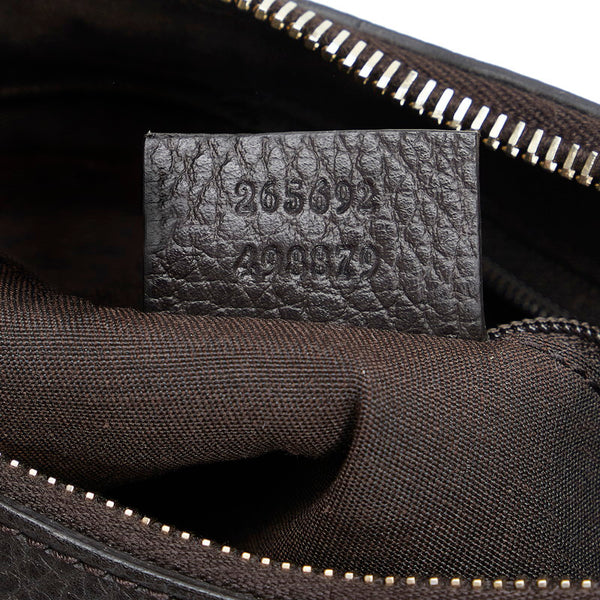 グッチ GGクリスタル アビー ショルダーバッグ ワンショルダーバッグ 265692 ベージュ ブラウン ナイロン レザー レディース GUCCI 【中古】