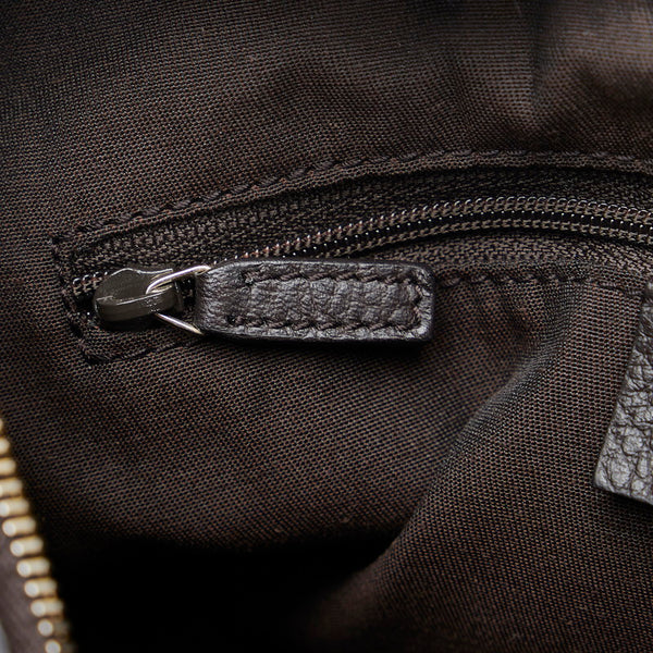 グッチ GGクリスタル アビー ショルダーバッグ ワンショルダーバッグ 265692 ベージュ ブラウン ナイロン レザー レディース GUCCI 【中古】