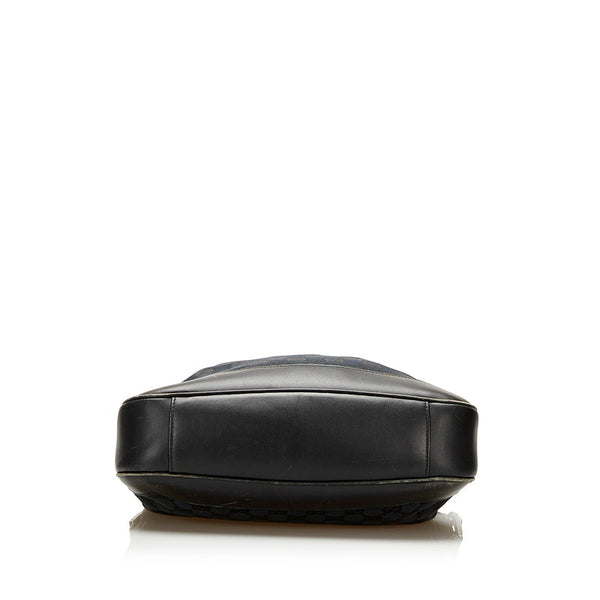 グッチ GGキャンバス バンブー ハンドバッグ ショルダーバッグ 2WAY 001 4095 ブラック キャンバス レザー レディース GUCCI 【中古】