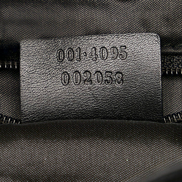 グッチ GGキャンバス バンブー ハンドバッグ ショルダーバッグ 2WAY 001 4095 ブラック キャンバス レザー レディース GUCCI 【中古】