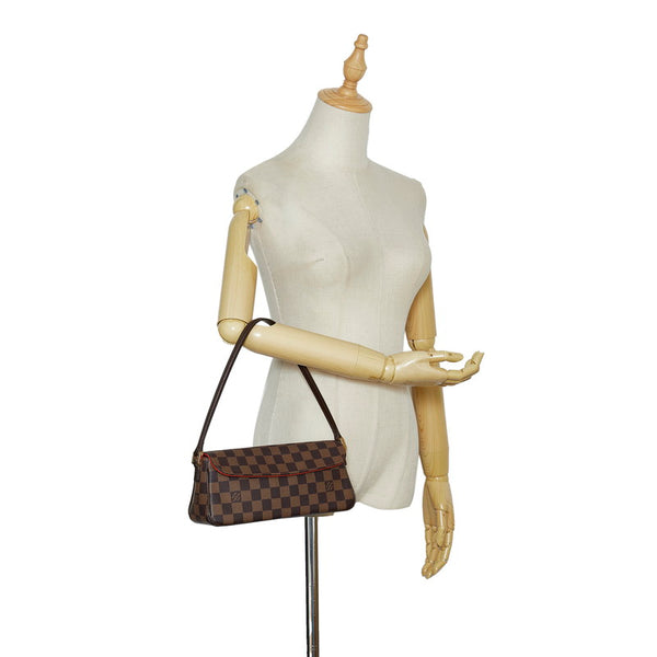 ルイ ヴィトン ダミエ レコレータ ショルダーバッグ N51299 エベヌ ブラウン PVC レザー レディース LOUIS VUITTON 【中古】