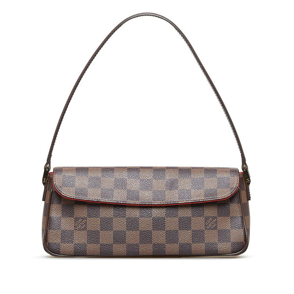 ルイ ヴィトン ダミエ レコレータ ショルダーバッグ N51299 エベヌ ブラウン PVC レザー レディース LOUIS VUITTON 【中古】