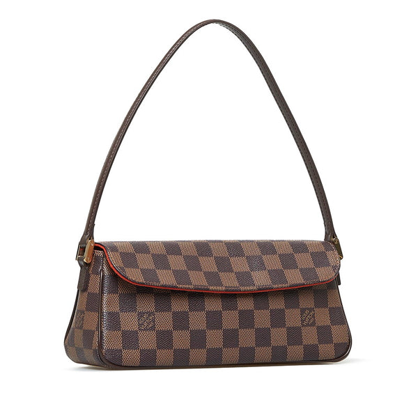 ルイ ヴィトン ダミエ レコレータ ショルダーバッグ N51299 エベヌ ブラウン PVC レザー レディース LOUIS VUITTON 【中古】