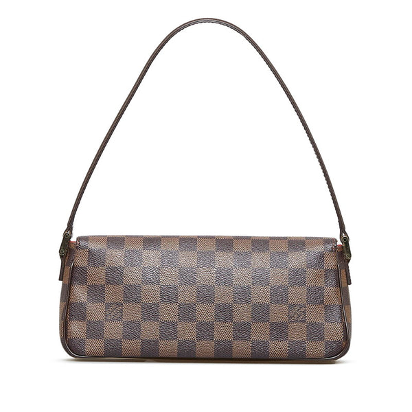 ルイ ヴィトン ダミエ レコレータ ショルダーバッグ N51299 エベヌ ブラウン PVC レザー レディース LOUIS VUITTON 【中古】