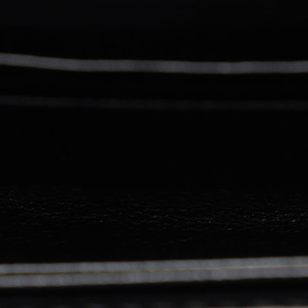 サンローラン モノグラム コンパクト ウォレット 長財布 ブラック ゴールド レザー レディース SAINT LAURENT 【中古】