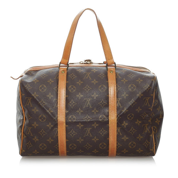 ルイ ヴィトン モノグラム サック スープル 35 ハンドバッグ ミニボストン M41626 ブラウン PVC レザー レディース LOUIS VUITTON 【中古】