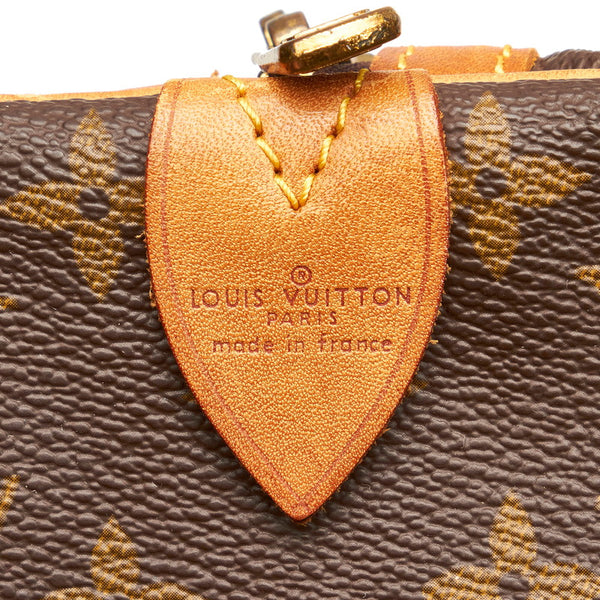 ルイ ヴィトン モノグラム サック スープル 35 ハンドバッグ ミニボストン M41626 ブラウン PVC レザー レディース LOUIS VUITTON 【中古】