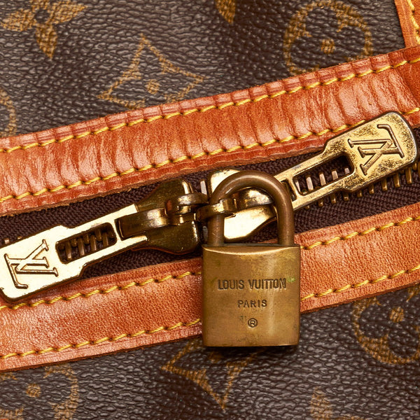 ルイ ヴィトン モノグラム サック スープル 35 ハンドバッグ ミニボストン M41626 ブラウン PVC レザー レディース LOUIS VUITTON 【中古】