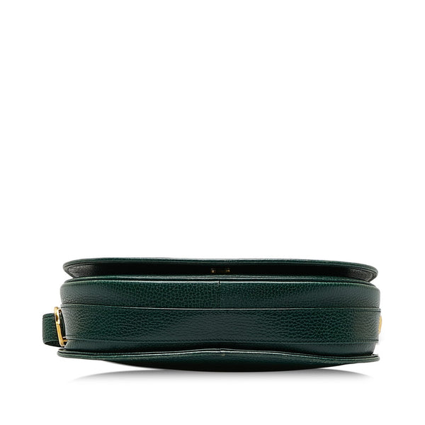 カルティエ 斜め掛け ショルダーバッグ グリーン レザー レディース CARTIER 【中古】