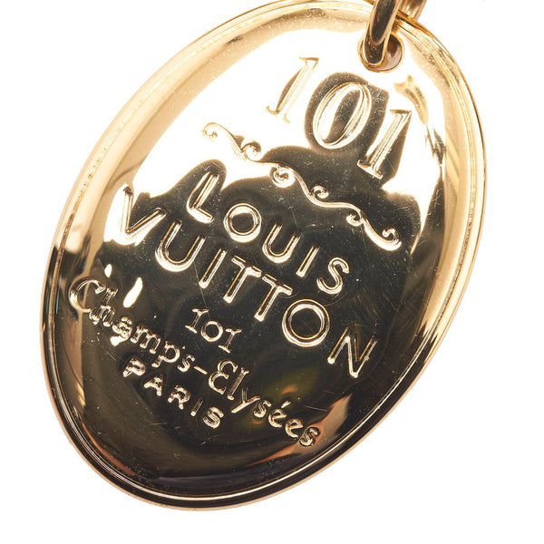 ルイ ヴィトン ポルトクレメゾン キーホルダー キーリング M65086 ゴールド メッキ レディース LOUIS VUITTON 【中古】