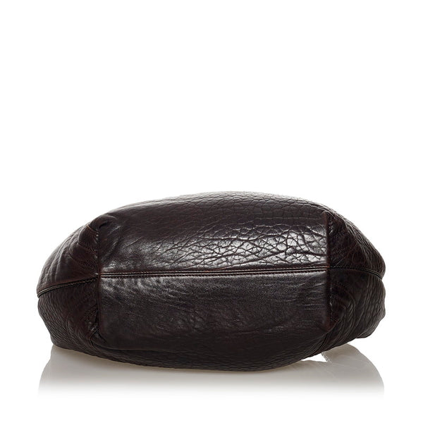 フェンディ ワンショルダー 8BR585 ブラウン レザー レディース FENDI 【中古】