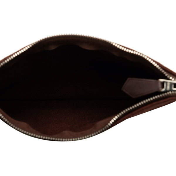 エルメス ヴァルパライソMM ハンドバッグ ブラウン トワルシェブロン キャンバス レディース HERMES 【中古】