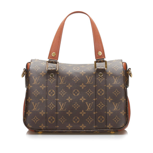ルイ ヴィトン モノグラム マンハッタン ハンドバッグ ショルダーバッグ 2WAY M43481 ブラウン PVC レザー レディース LOUIS VUITTON 【中古】