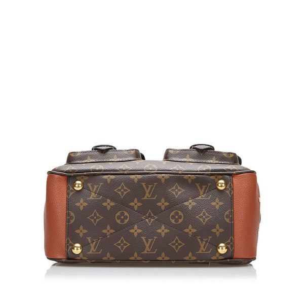 ルイ ヴィトン モノグラム マンハッタン ハンドバッグ ショルダーバッグ 2WAY M43481 ブラウン PVC レザー レディース LOUIS VUITTON 【中古】