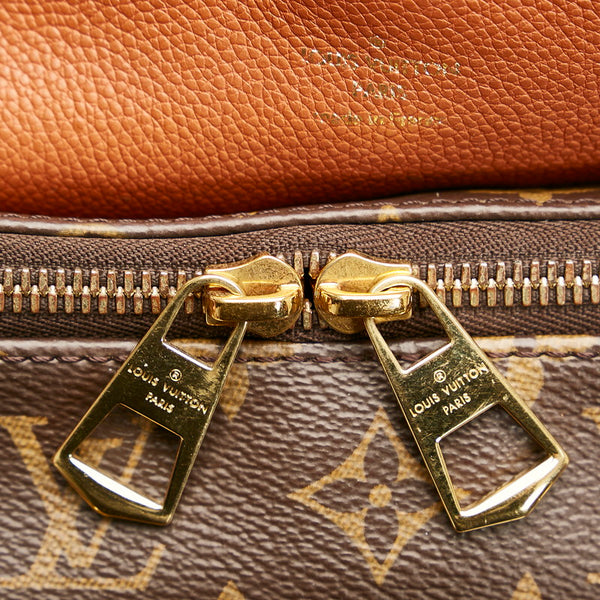 ルイ ヴィトン モノグラム マンハッタン ハンドバッグ ショルダーバッグ 2WAY M43481 ブラウン PVC レザー レディース LOUIS VUITTON 【中古】